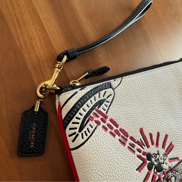Disney Mickey Mouse X Keith Haring Small Wristlet - Picture 4 of 12